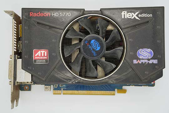 蓝宝石SAPPHIRE HD5770 1GB FLEX Version显示卡（ATI Radeon HD5770芯片）